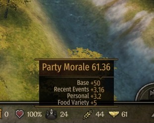 how to raise party morale bannerlord