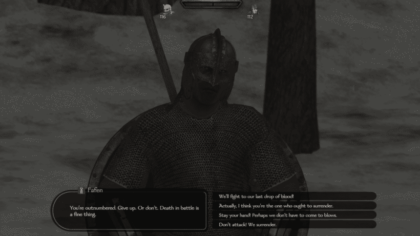 how to make peace bannerlord dialogue screen 1