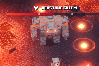 Minecraft Dungeons Redstone Golem