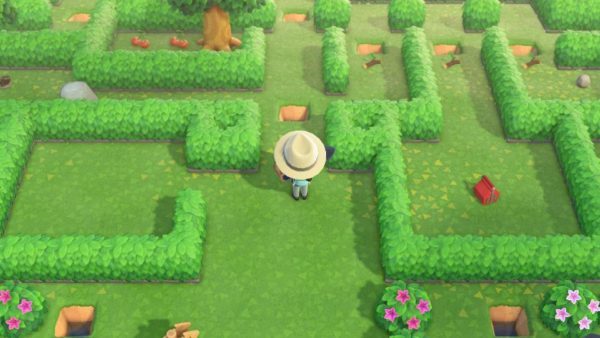 Animal Crossing May day tour maze