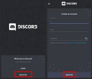 How to register discord